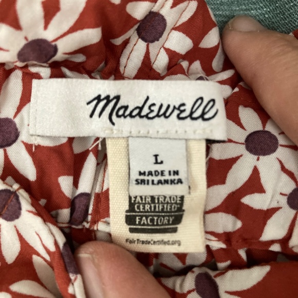 Madewell floral mini skirt 90s 70s style L/XL - Picture 2 of 3